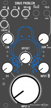 Eurorack Module FM Sinus Problem from Blue Lantern Modules