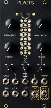 Eurorack Module Momo Modular Plaits (Oscillosaurus Black/Gold) from Other/unknown