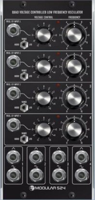 MU Module 524 Quad Low Frequency Oscillator from Moon Modular