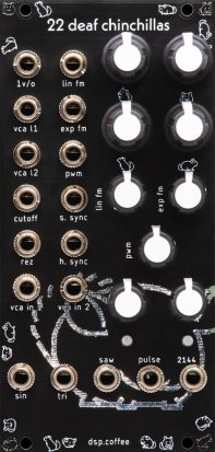 Eurorack Module 22 Deaf Chinchillas from dsp.coffee