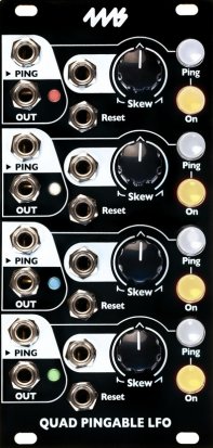 Eurorack Module Quad Pingable LFO (external 5v) from 4ms Company