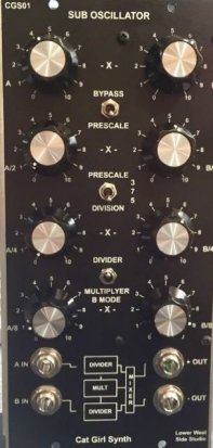 MU Module CGS01 Sub Oscillator / Harmonic Sequencer from CGS