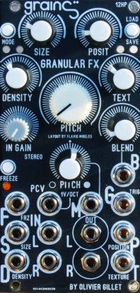 Eurorack Module Grains FX DIY aka Clouds from Blue Lantern Modules