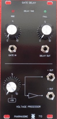 Eurorack Module SYS-700 Gate Delay 713 from Pharmasonic