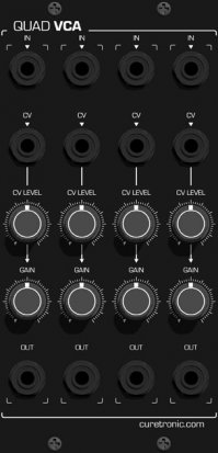 MU Module Quad VCA from Curetronic