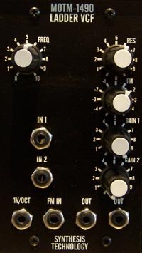 Frac Module MOTM 1490 Moog Ladder VCF from Synthesis Technology