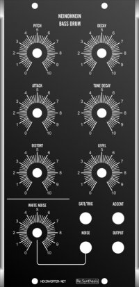 MU Module NeinOhNein Bass Drum from Resynthesis