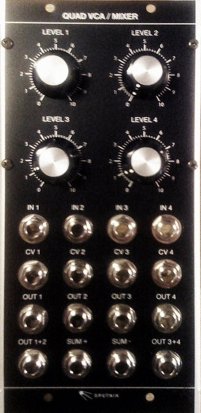 MU Module Quad VCA/Mixer from Sputnik Modular