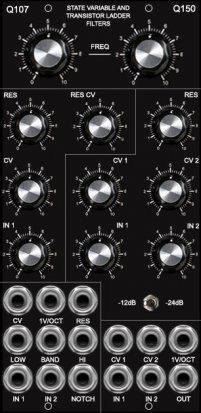 MU Module Q107/Q150 Dual Filter from Synthesizers.com