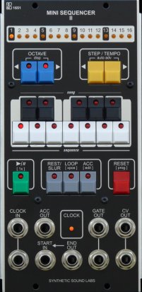 MU Module Mini Sequencer II – Model 1651 from Synthetic Sound Labs