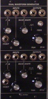 MU Module Dual Waveform Generator from Sputnik Modular