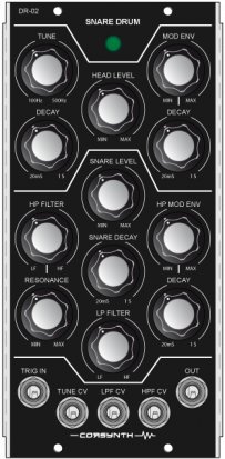 MU Module DR-02 Snare Drum from Corsynth