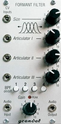 Eurorack Module Grendel Formant Filter, v1 from Rare Waves