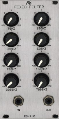 Eurorack Module RS-210 Fixed Filter Bank from Analogue Systems