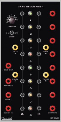 Modcan A Module Gate Sequencer from Cynthia