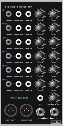 Modcan A Module 6x2 mixer 43A from Modcan