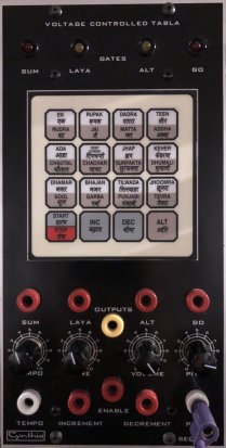 Modcan A Module Voltage Controlled Tabla from Cynthia