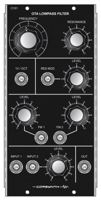 MU Module C101 OTA LPF from Corsynth