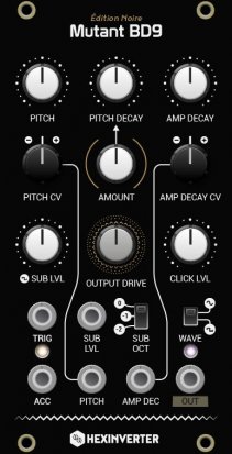 Eurorack Module Mutant BD9 from Hexinverter Électronique