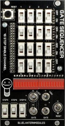 Eurorack Module Gate Sequencer from Blue Lantern Modules