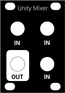 Eurorack Module Unity Mixer 1u from Other/unknown