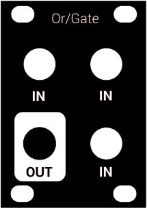 Eurorack Module OR Gate Combiner 1u from Other/unknown