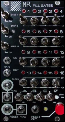 Eurorack Module Mr Fill Gates from Blue Lantern Modules