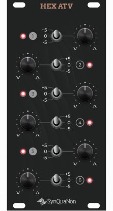 Eurorack Module SM Hex ATV from SynQuaNon