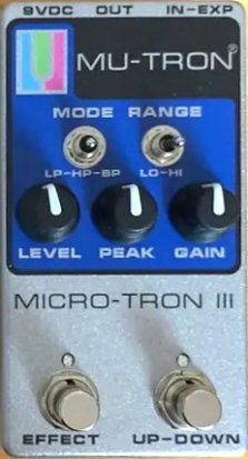 Pedals Module Micro-Tron III Vintage Silver from Mu-Tron