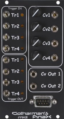 Eurorack Module AnaX mkII Analog Expander from Gotharman