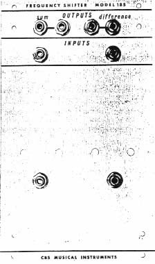 Buchla Module Model 185 Frequency Shifter from Buchla