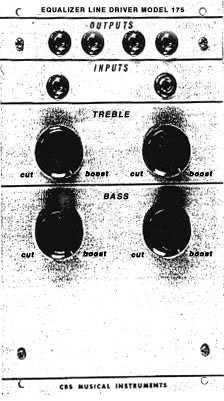 Buchla Module Model 175 Dual Equalizer - Line Driver from Buchla