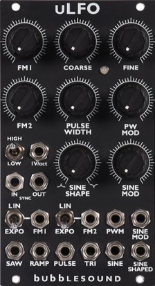 Eurorack Module uLFO Black from Bubblesound Instruments