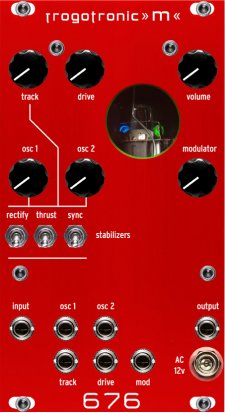 Eurorack Module M Series 676 Tube Synth/Filter/FX from Trogotronic