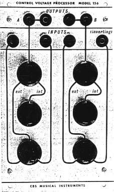 Buchla Module Model 156 Dual Control Voltage Processor from Buchla