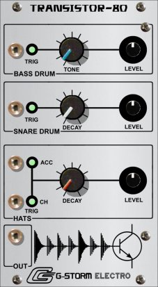 Eurorack Module Transistor-80 from G-Storm Electro