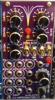 Eurorack Module CV Arpeggiator V3 from Blue Lantern Modules