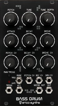 Eurorack Module Bass Drum 2 from Erica Synths