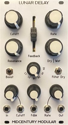 Eurorack Module Lunar Delay (discontinued) from MidCentury Modular