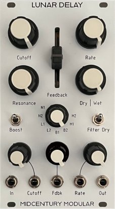 Eurorack Module Lunar Delay from MidCentury Modular