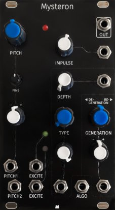 Eurorack Module Mysteron - Black Panel from Mörk Modules