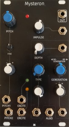 Eurorack Module Mysteron - black panel from Mörk Modules