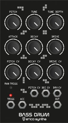 Eurorack Module Bass Drum from Erica Synths