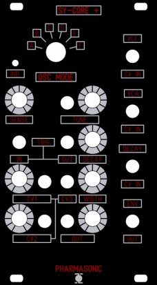 Eurorack Module SY-CORE + from Pharmasonic