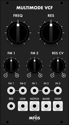 Eurorack Module MFOS Euro Multimode VCF from MFOS