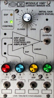 Eurorack Module 1067 VCA from CMS