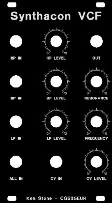 Eurorack Module Synthacon-VCF from CGS