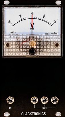 Eurorack Module Analogue Voltmeter from Clacktronics