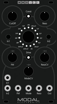 Eurorack Module 008 Voltage Controlled Filter from Modal Electronics