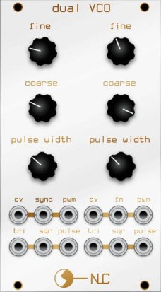 Eurorack Module Dual VCO from Nonlinearcircuits